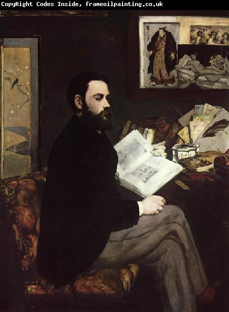 Edouard Manet Portrait of Emile Zola (mk09)
